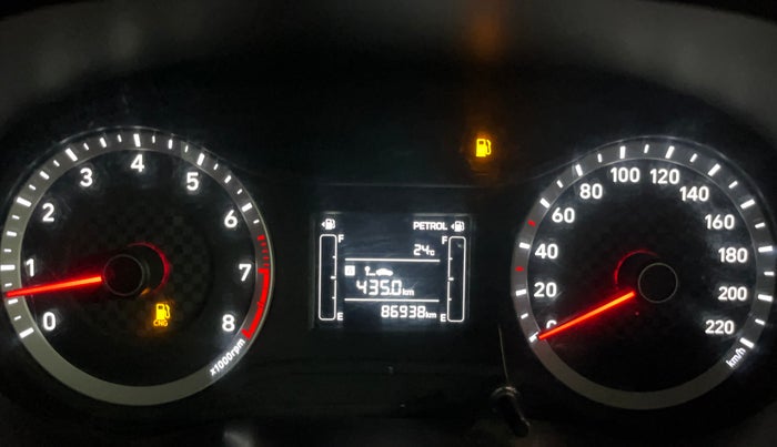 2022 Hyundai GRAND I10 NIOS SPORTZ 1.2 KAPPA VTVT CNG, CNG, Manual, 86,922 km, Odometer Image