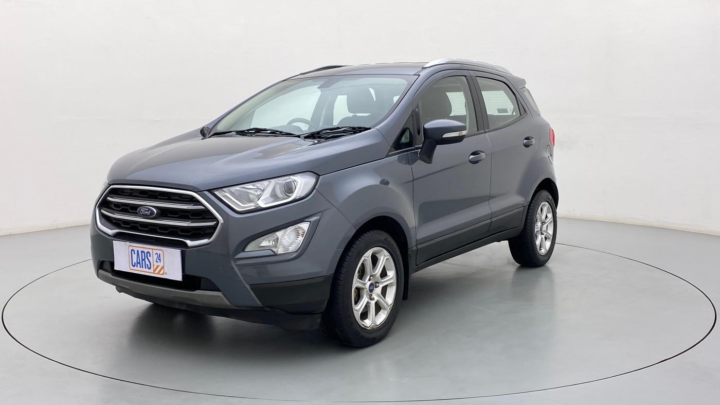 2019 Ford Ecosport TITANIUM + 1.5L PETROL AT, Petrol, Automatic, 41,644 km, Left Front Diagonal