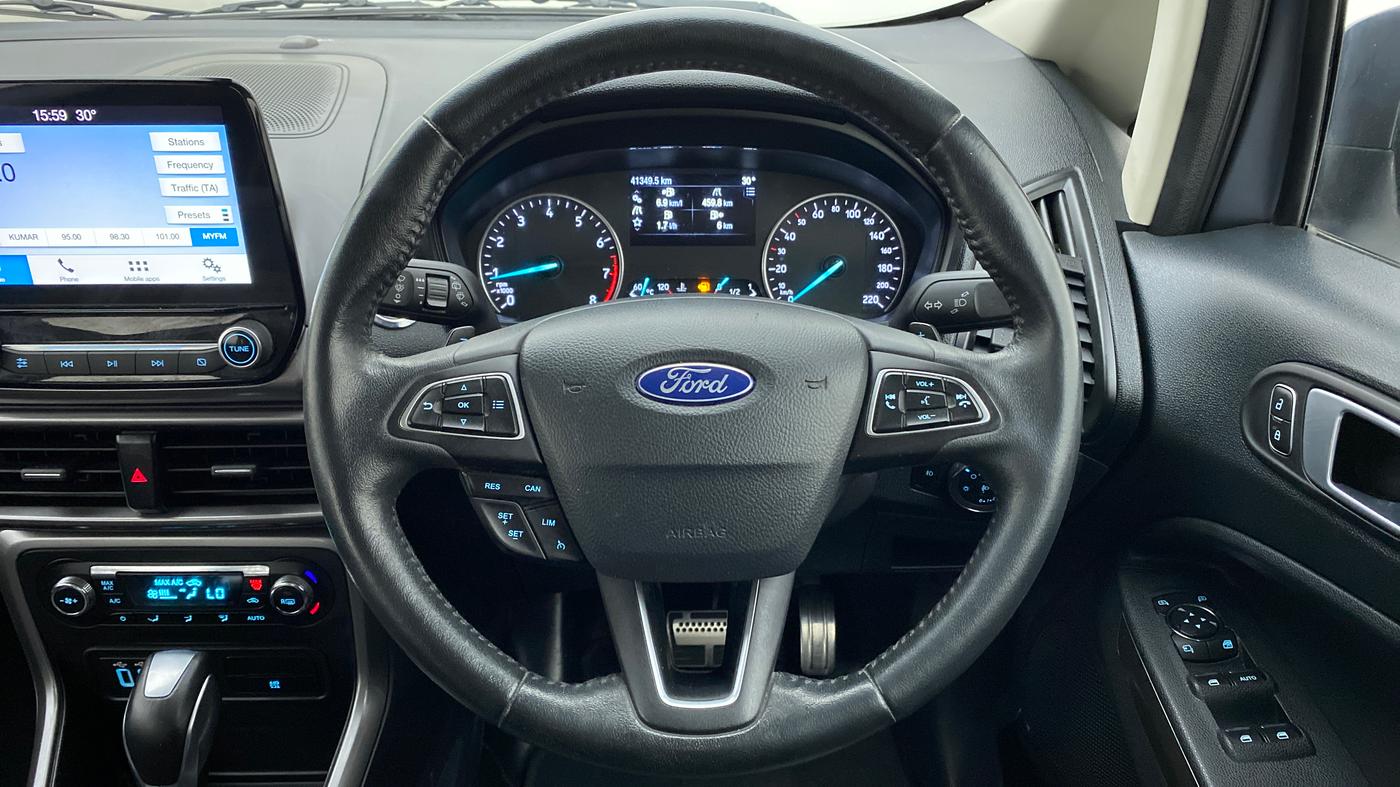 2019 Ford Ecosport TITANIUM + 1.5L PETROL AT, Petrol, Automatic, 41,644 km, Steering Wheel Close Up