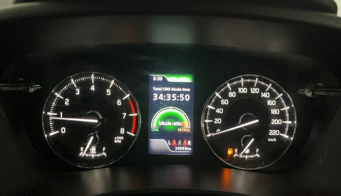 2024 Toyota Glanza G E-CNG, CNG, Manual, 24,742 km, Odometer Image