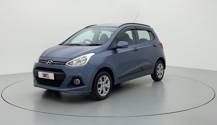 2015 Hyundai Grand i10 SPORTZ 1.2 KAPPA VTVT, Petrol, Manual, 20,639 km, Left Front Diagonal