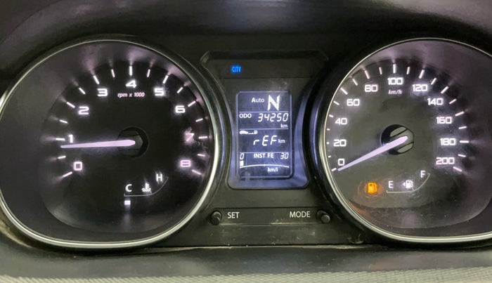 2018 Tata Tiago XZA PETROL, CNG, Automatic, 34,227 km, Odometer Image