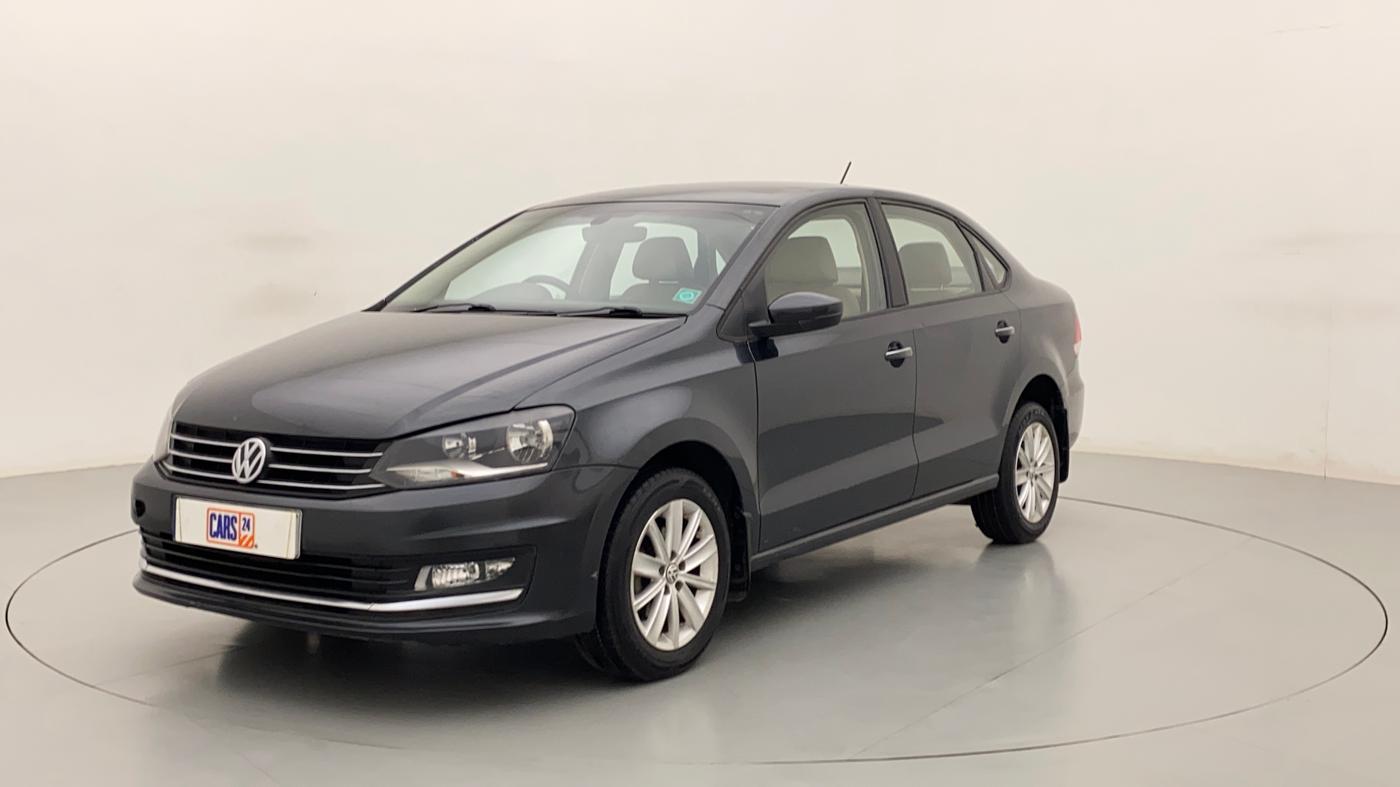2016 Volkswagen Vento HIGHLINE PETROL AT, Petrol, Automatic, 72,489 km, Left Front Diagonal