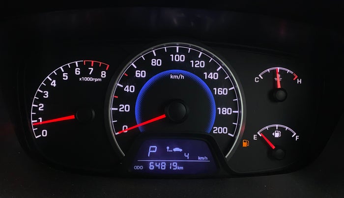 2016 Hyundai Grand i10 MAGNA AT 1.2 KAPPA VTVT, Petrol, Automatic, 64,815 km, Odometer Image