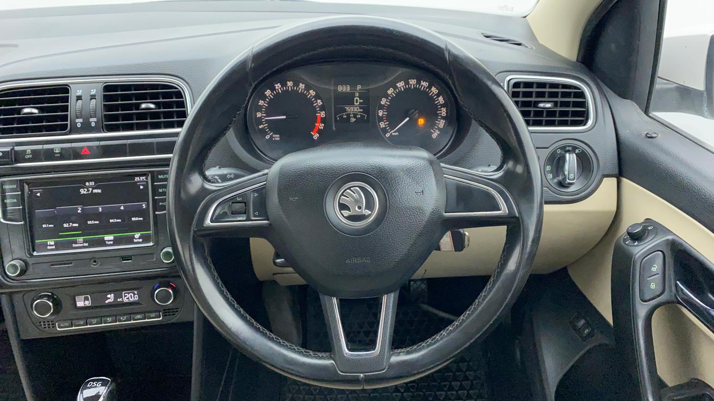 2016 Skoda Rapid Style 1.5 TDI AT, Diesel, Automatic, Steering Wheel Close Up