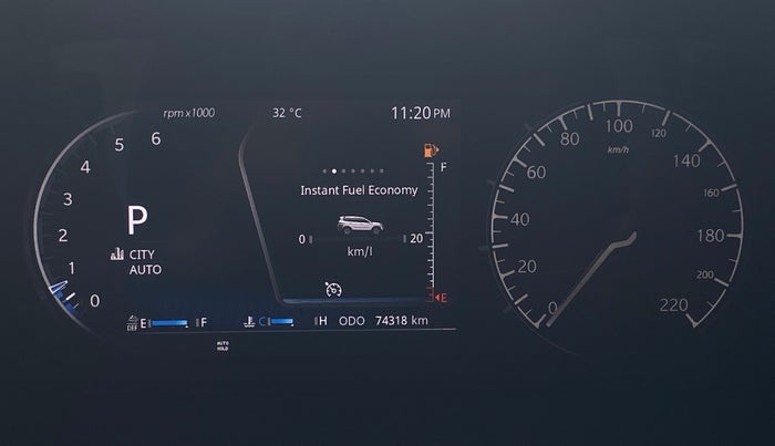 2021 Tata Safari XZA PLUS, Diesel, Automatic, 74,275 km, Odometer Image