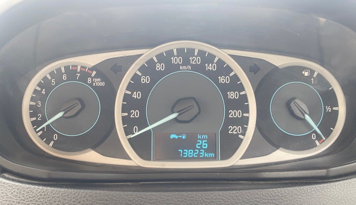 2015 Ford Figo Aspire TREND 1.2 PETROL, Petrol, Manual, 73,823 km, Odometer Image