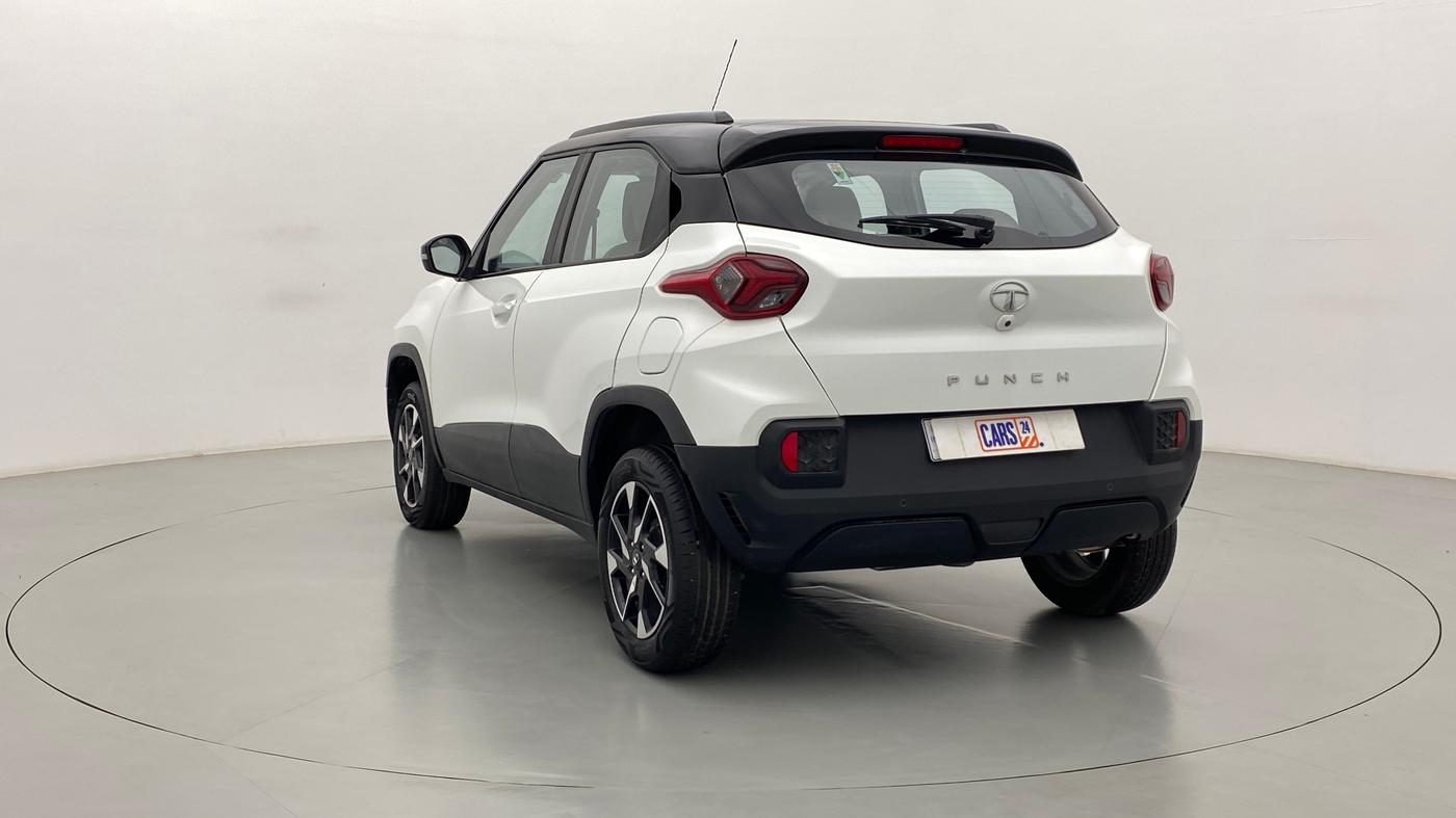 2022 Tata PUNCH CREATIVE AMT 1.2 RTN DUAL TONE, Petrol, Automatic, 2,222 km, Left Back Diagonal