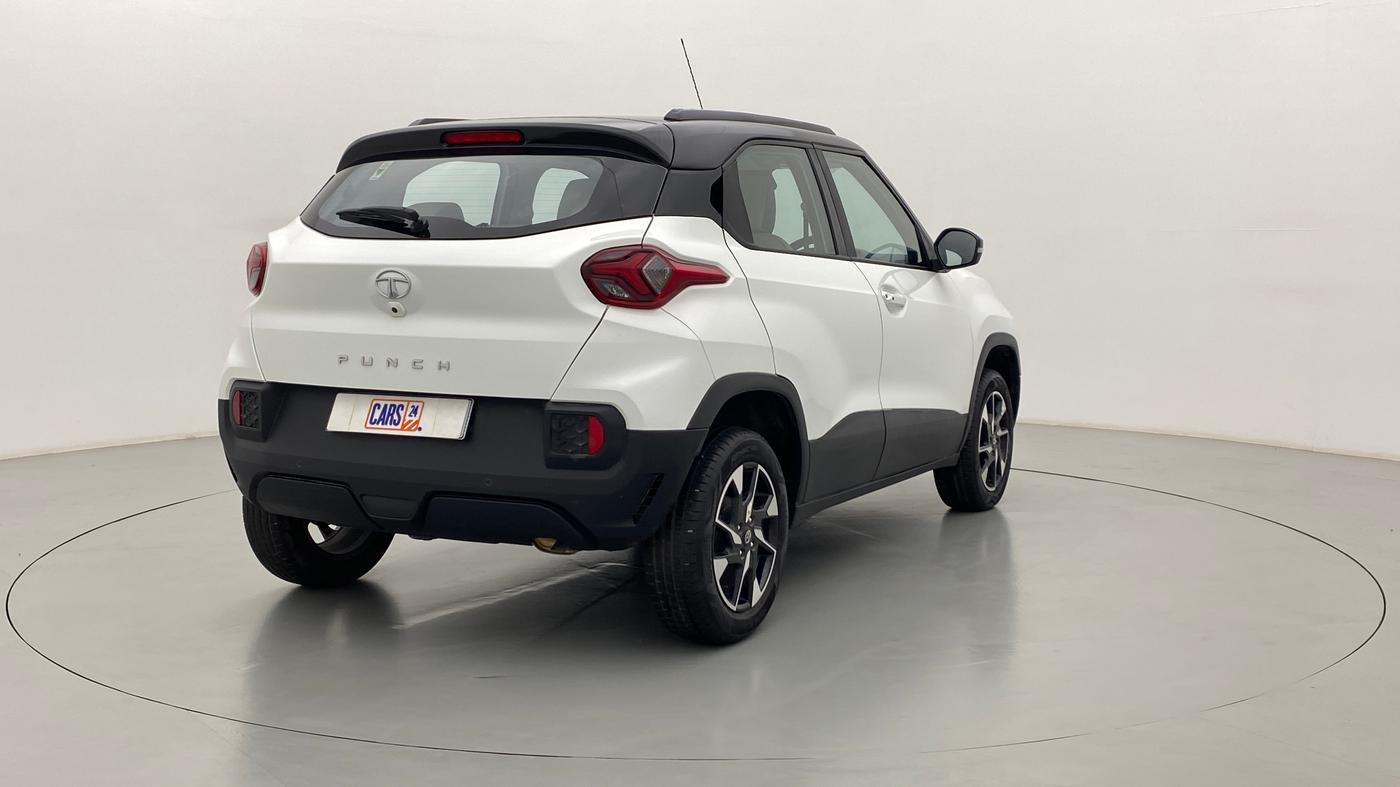 2022 Tata PUNCH CREATIVE AMT 1.2 RTN DUAL TONE, Petrol, Automatic, 2,222 km, Right Back Diagonal