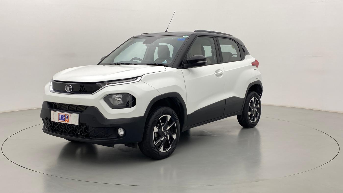 2022 Tata PUNCH CREATIVE AMT 1.2 RTN DUAL TONE, Petrol, Automatic, 2,222 km, Left Front Diagonal