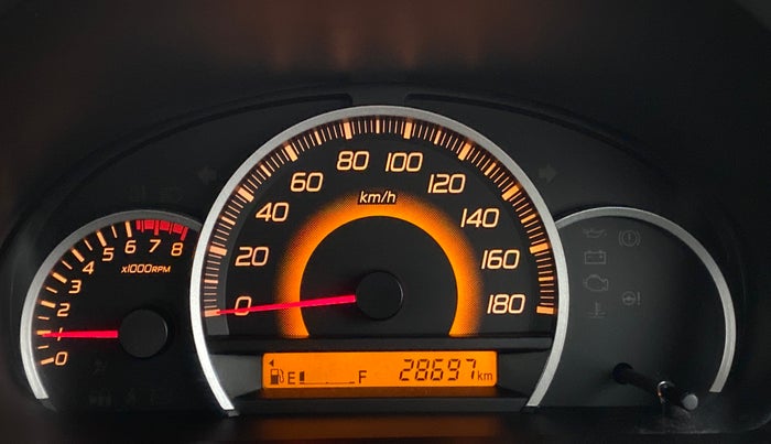 2015 Maruti Wagon R 1.0 VXI, Petrol, Manual, 28,725 km, Odometer Image