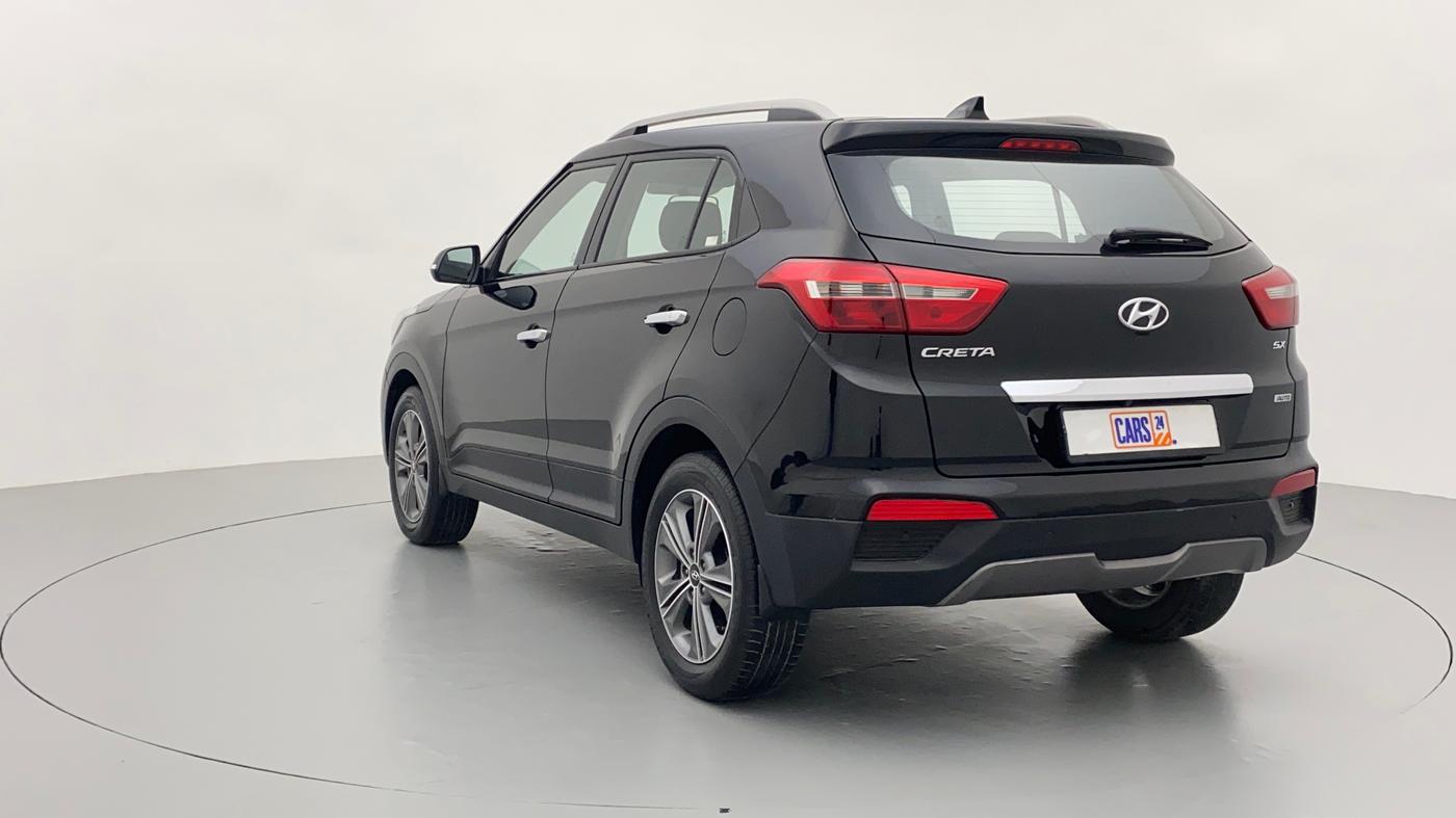 2018 Hyundai Creta 1.6 SX PLUS AUTO PETROL, Petrol, Automatic, 50,298 km, Left Back Diagonal (45- Degree) View