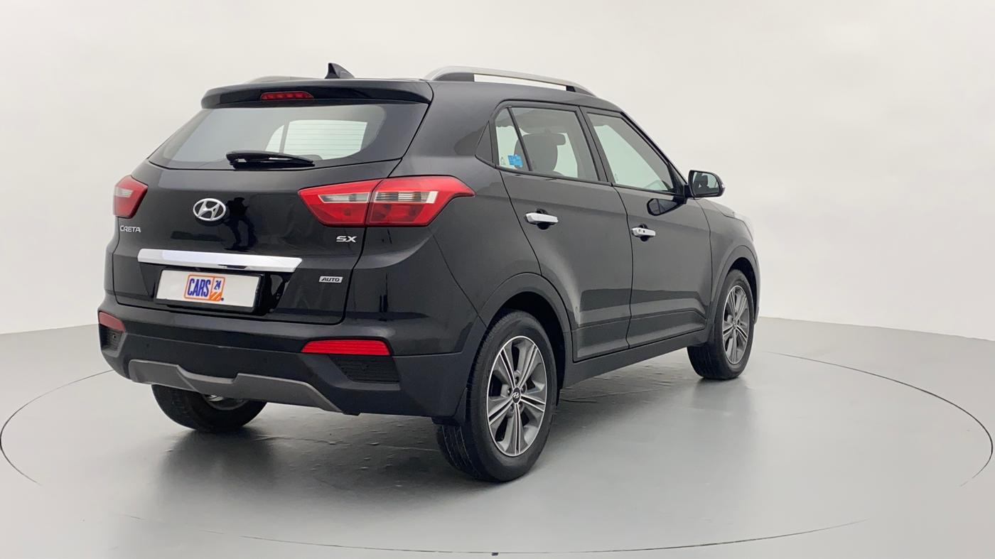 2018 Hyundai Creta 1.6 SX PLUS AUTO PETROL, Petrol, Automatic, 50,298 km, Right Back Diagonal (45- Degree) View