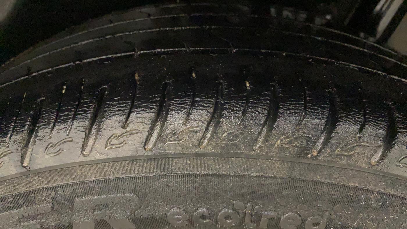 2021 Maruti Vitara Brezza VXI, Petrol, Manual, 31,712 km, Left Rear Tyre Tread