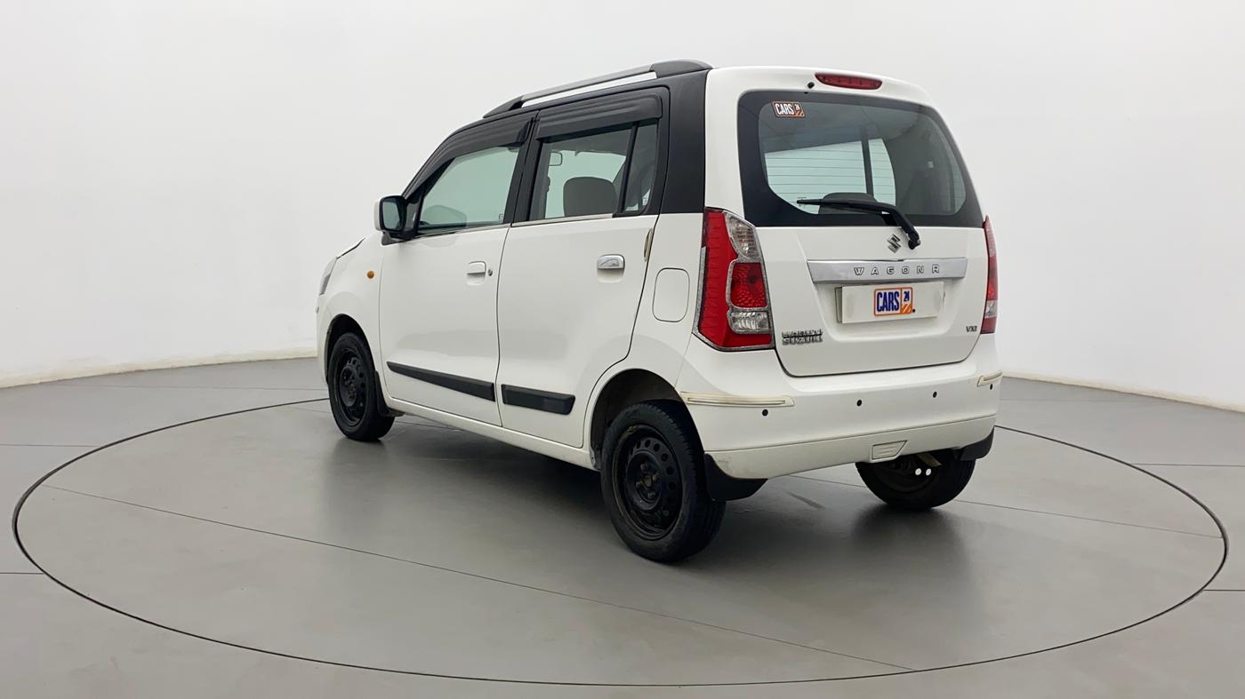 2017 Maruti Wagon R 1.0 VXI AMT, Petrol, Automatic, 87,698 km, Left Back Diagonal