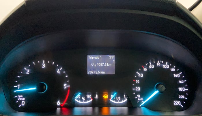 2020 Ford Ecosport AMBIENTE 1.5L DIESEL, Diesel, Manual, 70,720 km, Odometer Image