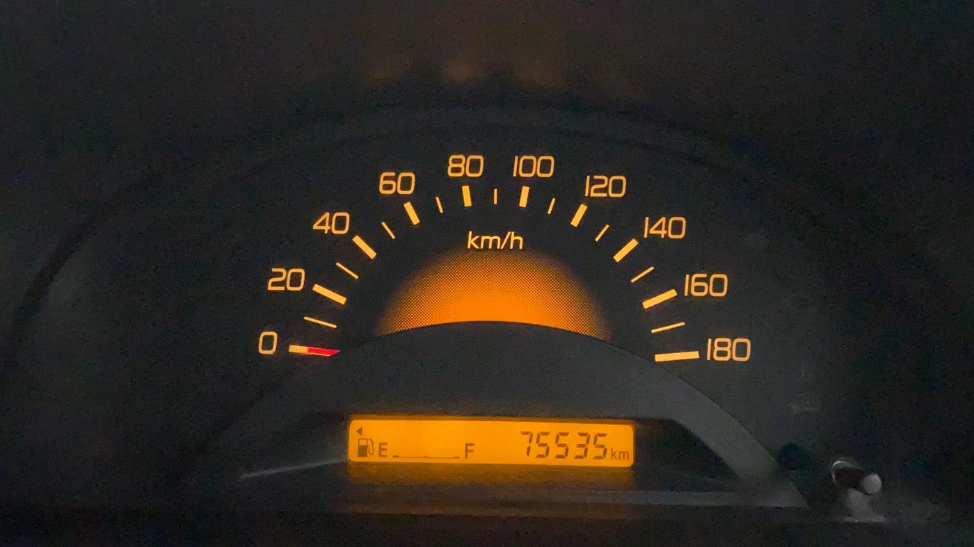 2018 Maruti Wagon R 1.0 LXI CNG, CNG, Manual, 75,535 km, Odometer Image