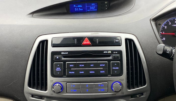 2014 Hyundai i20 SPORTZ 1.2 VTVT, Petrol, Manual, 70,635 km, Infotainment System