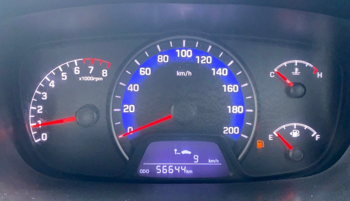 2015 Hyundai Xcent SX 1.2, Petrol, Manual, 56,644 km, Odometer Image