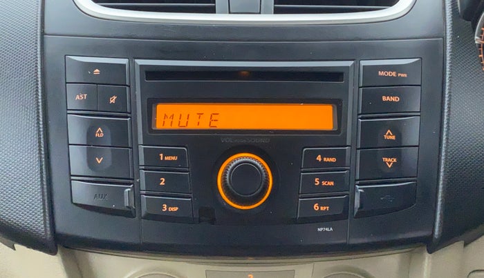 2013 Maruti Swift Dzire VXI 1.2 BS IV, Petrol, Manual, 58,325 km, Infotainment System