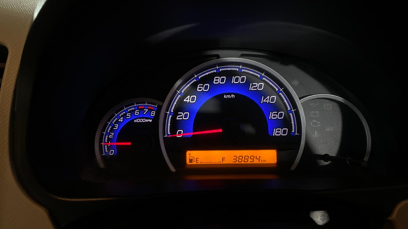2018 Maruti Wagon R 1.0 VXI, Petrol, Manual, 38,881 km, Odometer Image