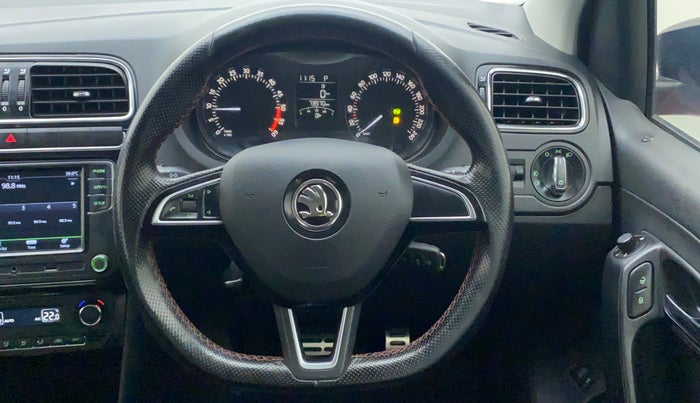 2018 Skoda Rapid STYLE 1.5 TDI AT, Diesel, Automatic, 74,439 km, Steering Wheel Close Up