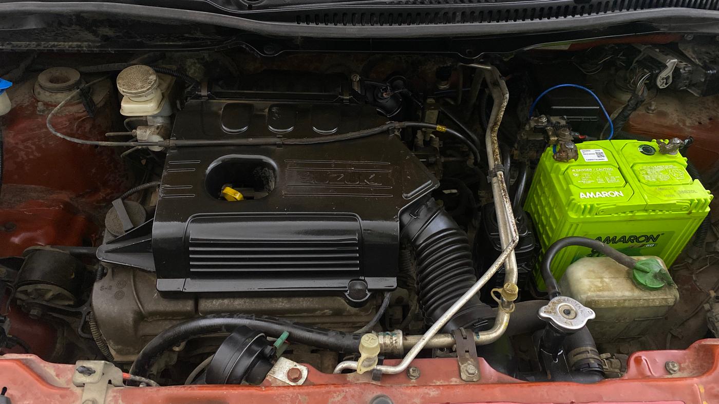 2015 Maruti Wagon R 1.0 VXI, Petrol, Manual, 48,649 km, Engine View