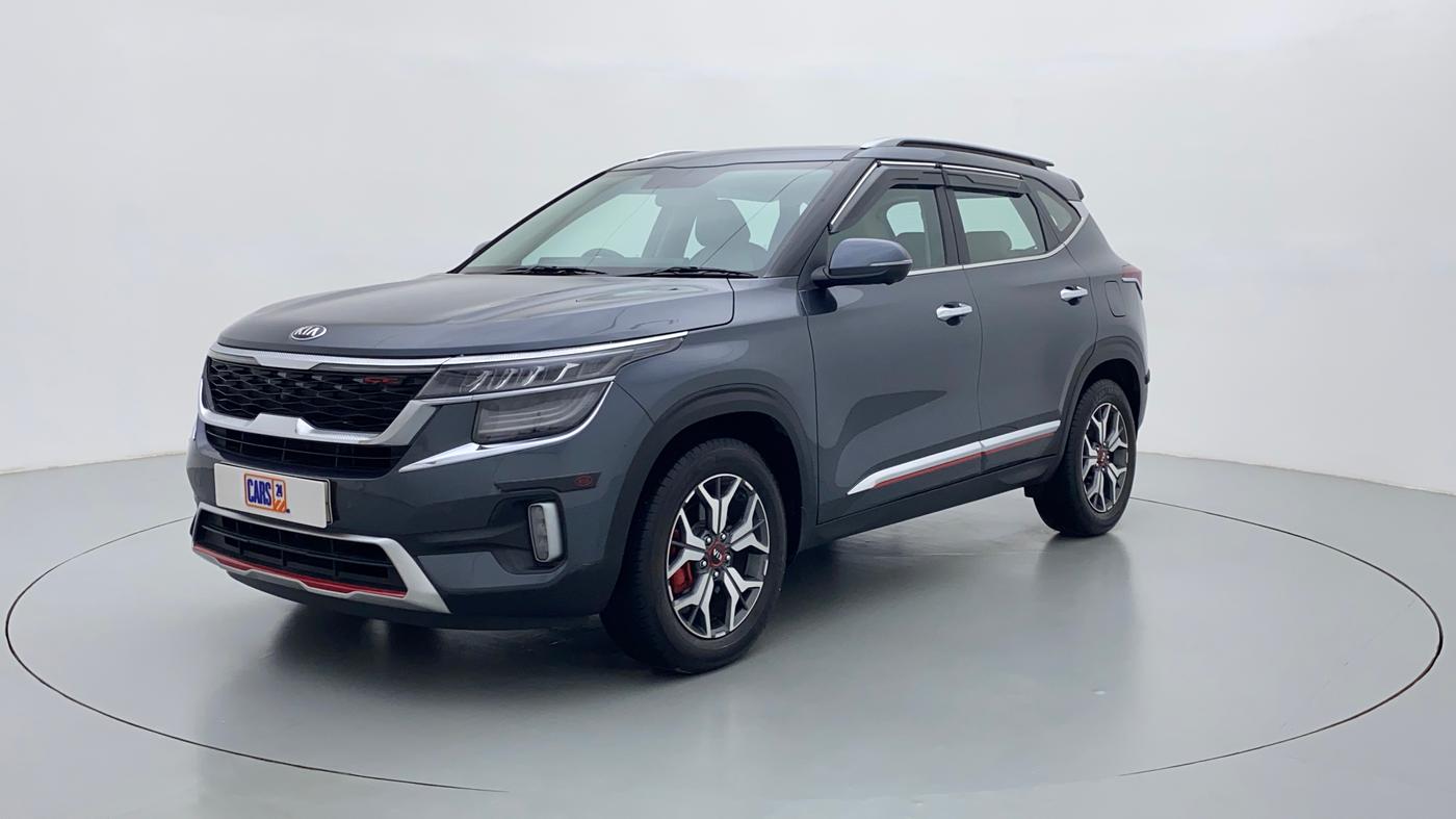 2020 KIA SELTOS 1.4 GTX+ TURBO GDI PETROL AT, Petrol, Automatic, Left Front Diagonal