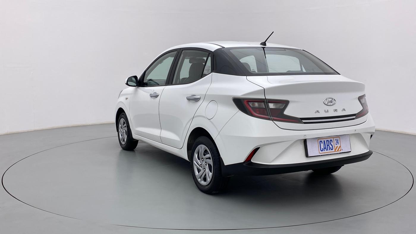 2021 Hyundai AURA S 1.2 CNG, CNG, Manual, 64,540 km, Left Back Diagonal