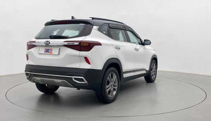 2019 KIA SELTOS HTX 1.5 PETROL MT, Petrol, Manual, 57,179 km, Right Back Diagonal