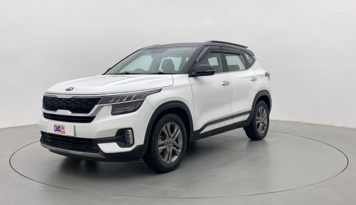 2019 KIA SELTOS HTX 1.5 PETROL MT, Petrol, Manual, 57,179 km, Left Front Diagonal