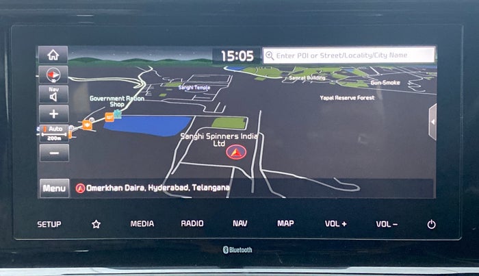 2019 KIA SELTOS HTX 1.5 PETROL MT, Petrol, Manual, 57,179 km, Infotainment System
