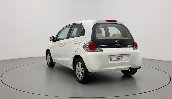 2012 Honda Brio V MT, Petrol, Manual, 79,896 km, Left Back Diagonal