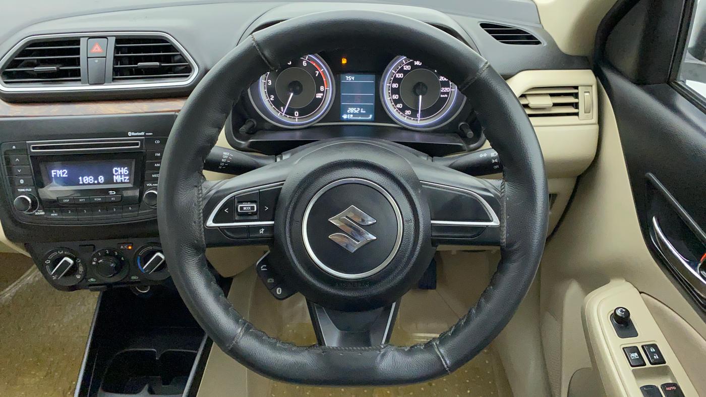 2018 Maruti Dzire VXI, Petrol, Manual, 28,696 km, Steering Wheel Close Up