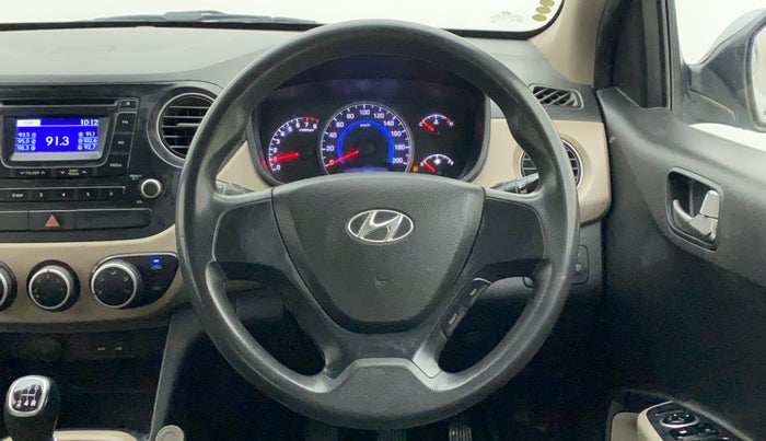 2013 Hyundai Grand i10 SPORTZ 1.2 KAPPA VTVT, Petrol, Manual, 75,720 km, Steering Wheel Close Up