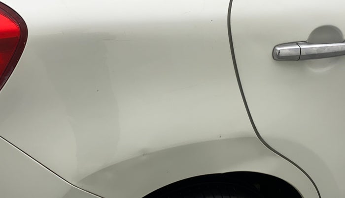 2016 Maruti Baleno ZETA CVT PETROL 1.2, Petrol, Automatic, 32,334 km, Right quarter panel - Slightly rusted