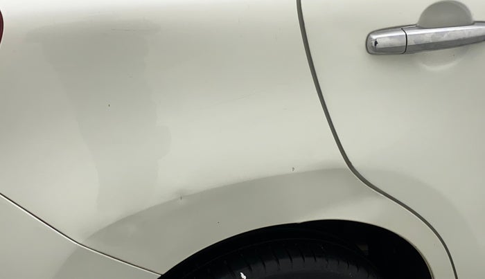 2016 Maruti Baleno ZETA CVT PETROL 1.2, Petrol, Automatic, 32,334 km, Right quarter panel - Slightly dented