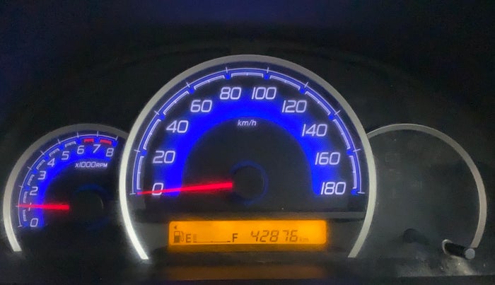 2017 Maruti Wagon R 1.0 VXI, Petrol, Manual, 43,944 km, Odometer Image