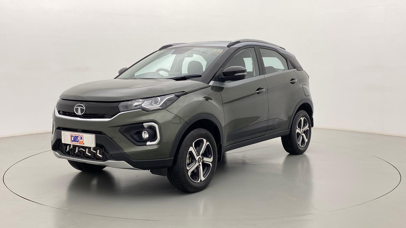 2021 Tata NEXON XZ+ SUNROOF 1.5 RTQ, Diesel, Manual, 13,824 km, Left Front Diagonal