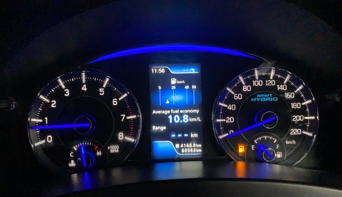 2020 Maruti Ciaz ALPHA 1.5 SHVS PETROL, Petrol, Manual, 60,555 km, Odometer Image