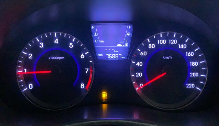 2013 Hyundai Verna FLUIDIC 1.6 VTVT EX, Petrol, Manual, 76,887 km, Odometer Image