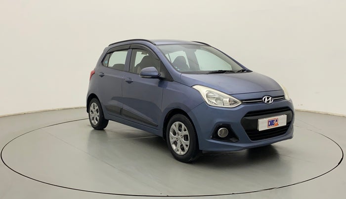 2015 Hyundai Grand i10 SPORTZ 1.2 KAPPA VTVT, Petrol, Manual, 72,833 km, Right Front Diagonal
