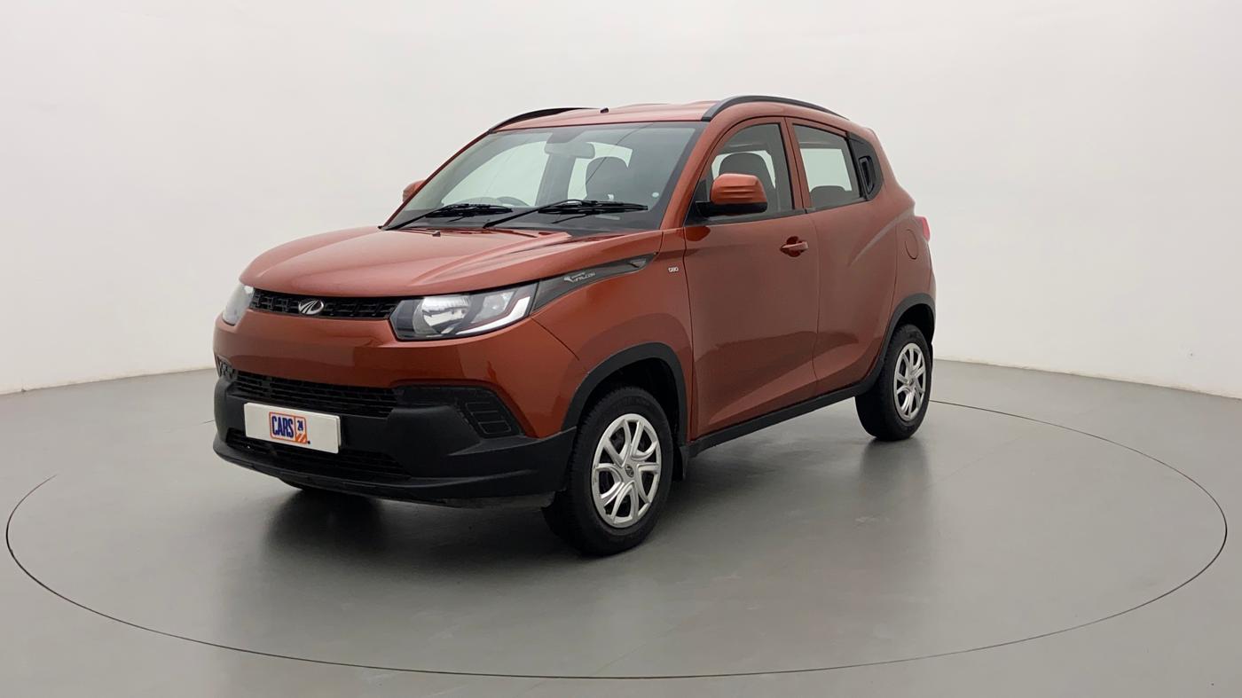 2017 Mahindra Kuv100 K4 6 STR, Petrol, Manual, 48,126 km, Left Front Diagonal
