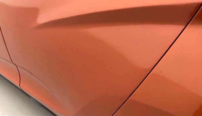 2017 Mahindra Kuv100 K4 6 STR, Petrol, Manual, 48,126 km, Rear left door - Minor scratches