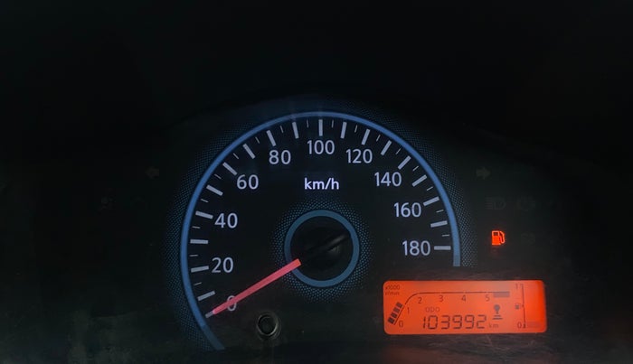 2017 Datsun Redi Go T (O), Petrol, Manual, 1,03,988 km, Odometer Image