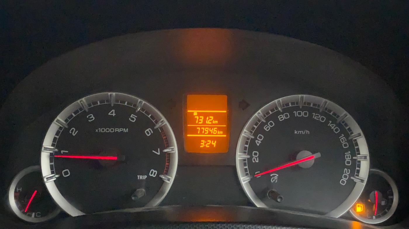 2013 Maruti Swift VXI, Petrol, Manual, 77,946 km, Odometer Image