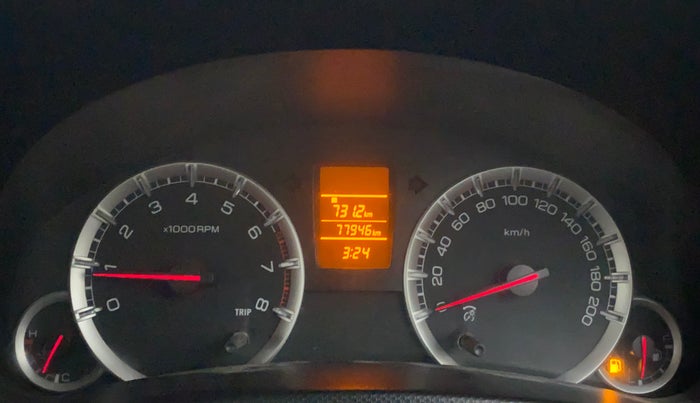 2013 Maruti Swift VXI, Petrol, Manual, 77,946 km, Odometer Image
