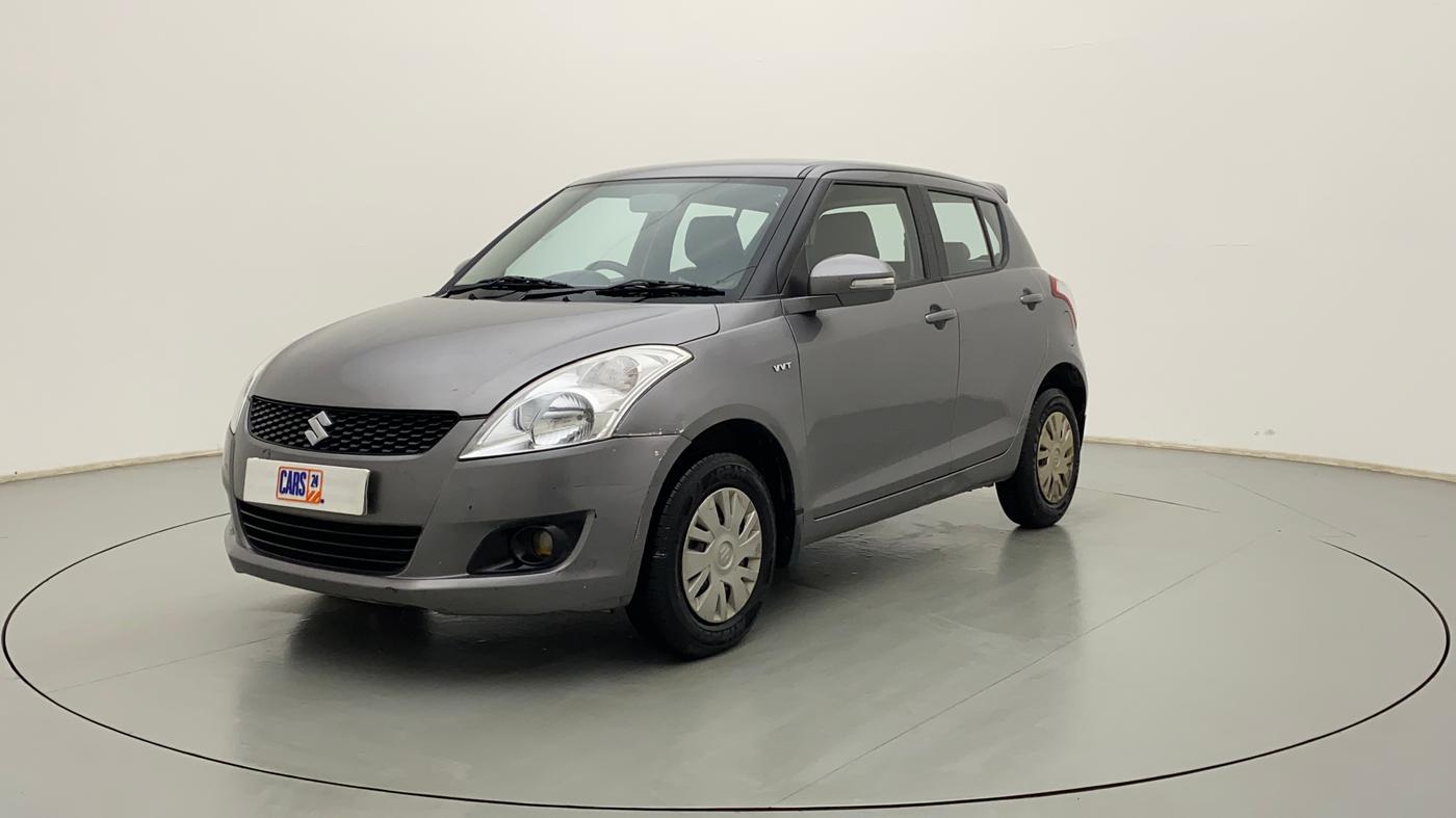 2013 Maruti Swift VXI, Petrol, Manual, 77,946 km, Left Front Diagonal