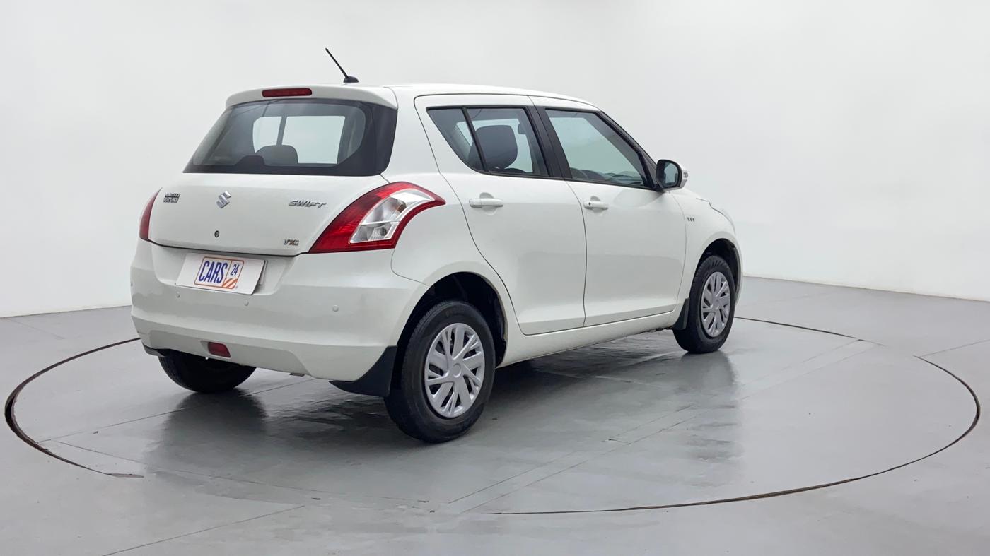 2014 Maruti Swift VXI D, Petrol, Manual, 28,893 km, Right Back Diagonal (45- Degree) View