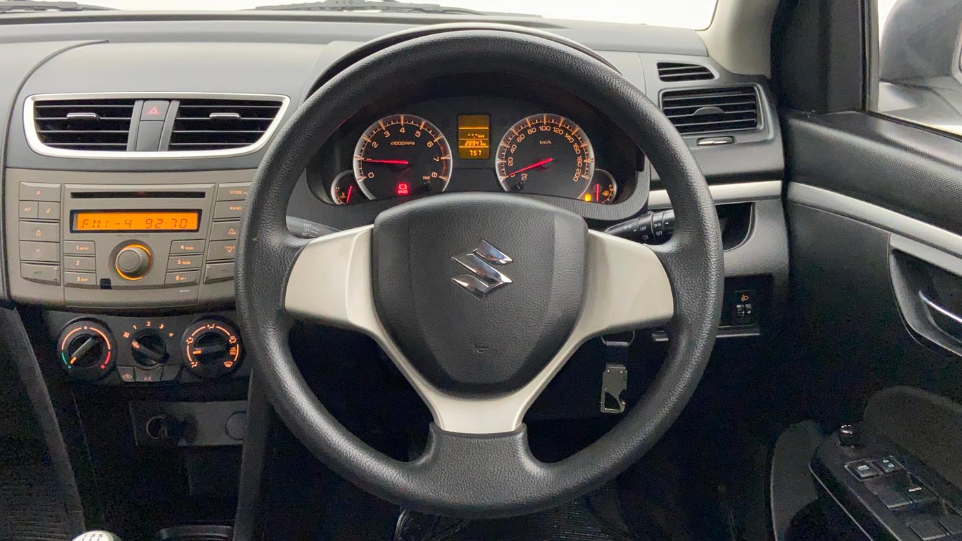 2014 Maruti Swift VXI D, Petrol, Manual, 28,893 km, Steering Wheel